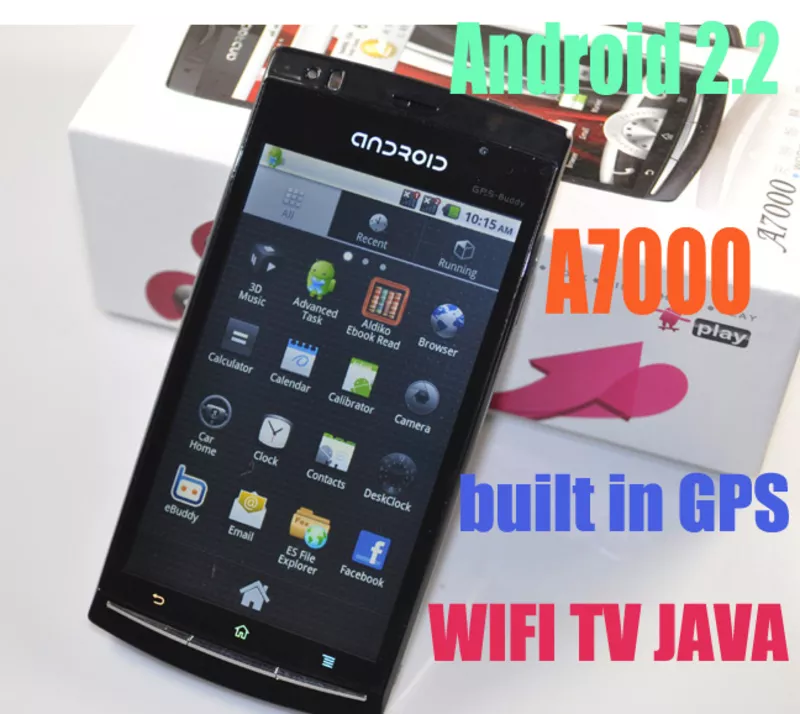 Продам коммуникатор А7000 Android 2.2,  2 Sim+TV+Wi-Fi+GPS 6